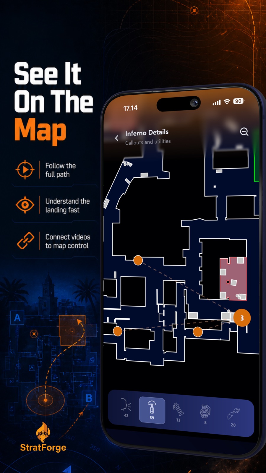 See it on the map — follow the full path and understand the landing fast